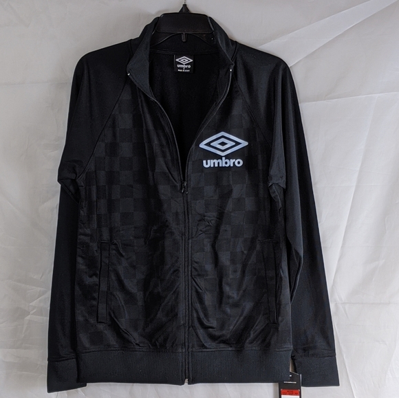 NWT Umbro Black LightWeight Jacket - Picture 1 of 5